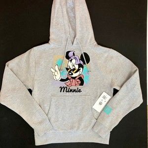 NWT NEFF x Disney Minnie Mouse Hoodie Sweatshirt Sz XS Grey NEW